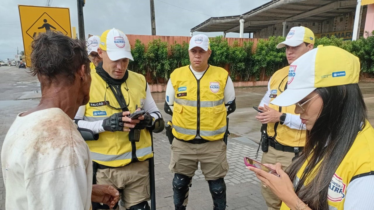 Ronda no Bairro acolhe pessoas em vulnerabilidade social na região metropolitana de Maceió