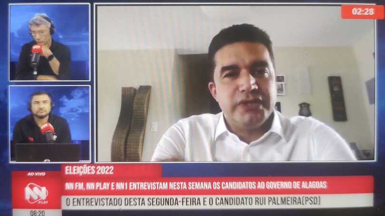 Em entrevista Rui Palmeira desafia adversários para os debates da TV aberta