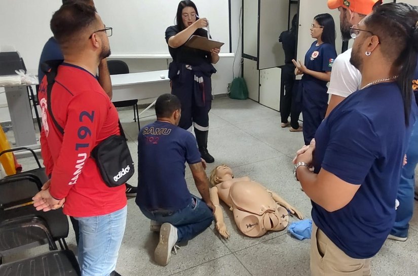 Profissionais do Samu concluem curso de Suporte Básico de Vida