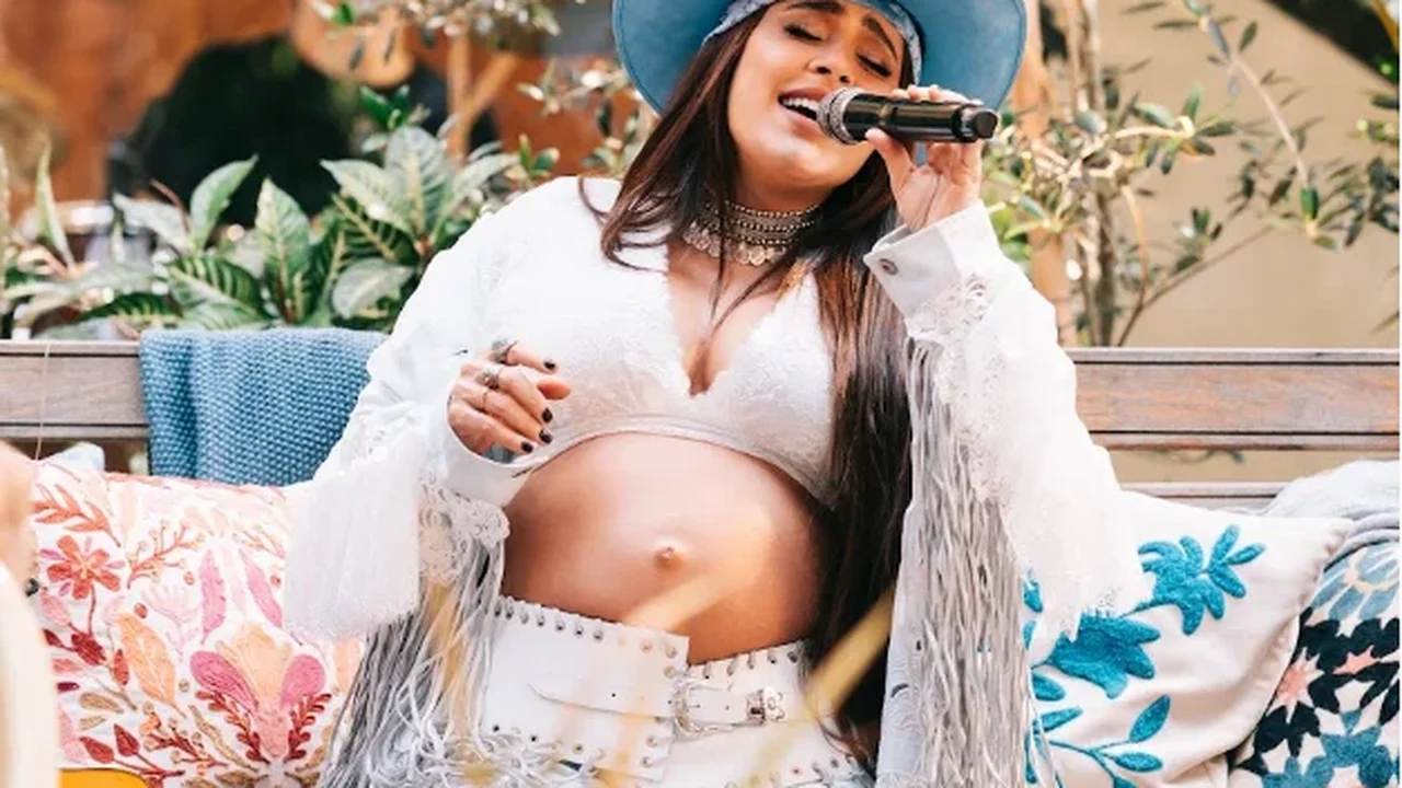 Lauana Prado grava audiovisual intimista inspirado na maternidade e na chegada do primeiro filho