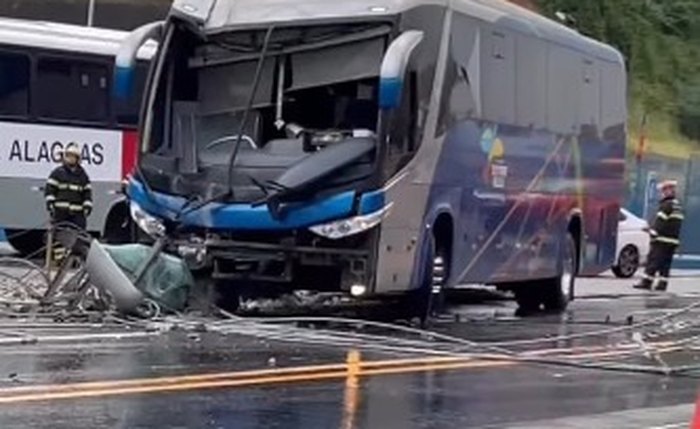 Acidente deixou trânsito congestionado