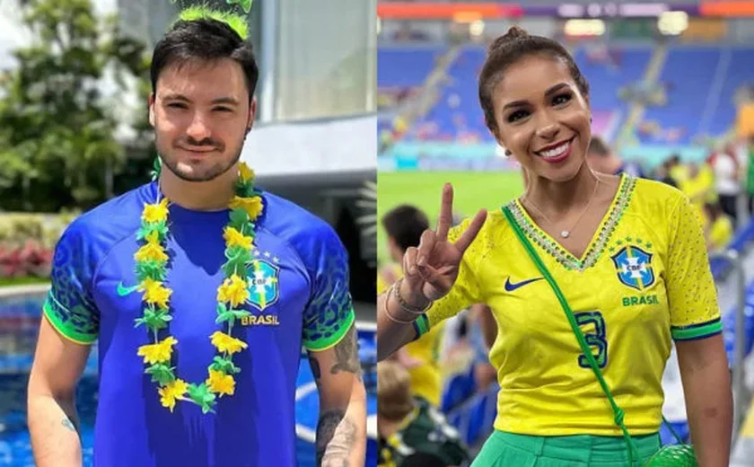 Mulher de Thiago Silva bate boca com Felipe Neto após queda do Brasil