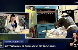 Sustentabilidade: Brasil reciclou 410 mil toneladas de embalagens pet em 2024