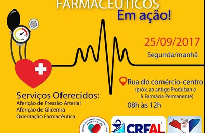 Dia Internacional do farmacêutico será comemorado com ação no Centro de Maceió