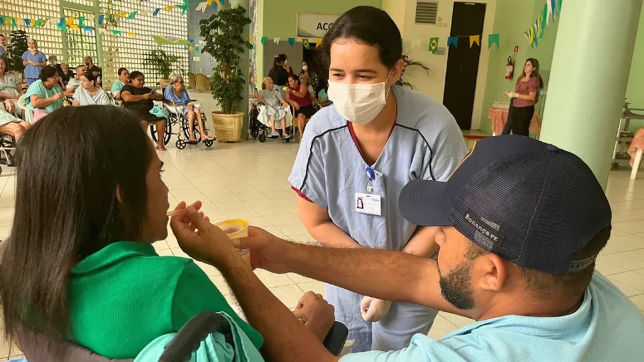 Com integração de projetos de humanização, Casa de Cuidados promove festa junina a pacientes