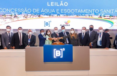 Dois consórcios oferecem R$ 1,645 bilhão por leilões de saneamento em Alagoas