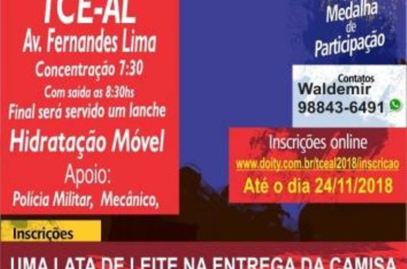 Em comemoração aos 71 anos de existência, TCE/AL promove Passeio Ciclístico