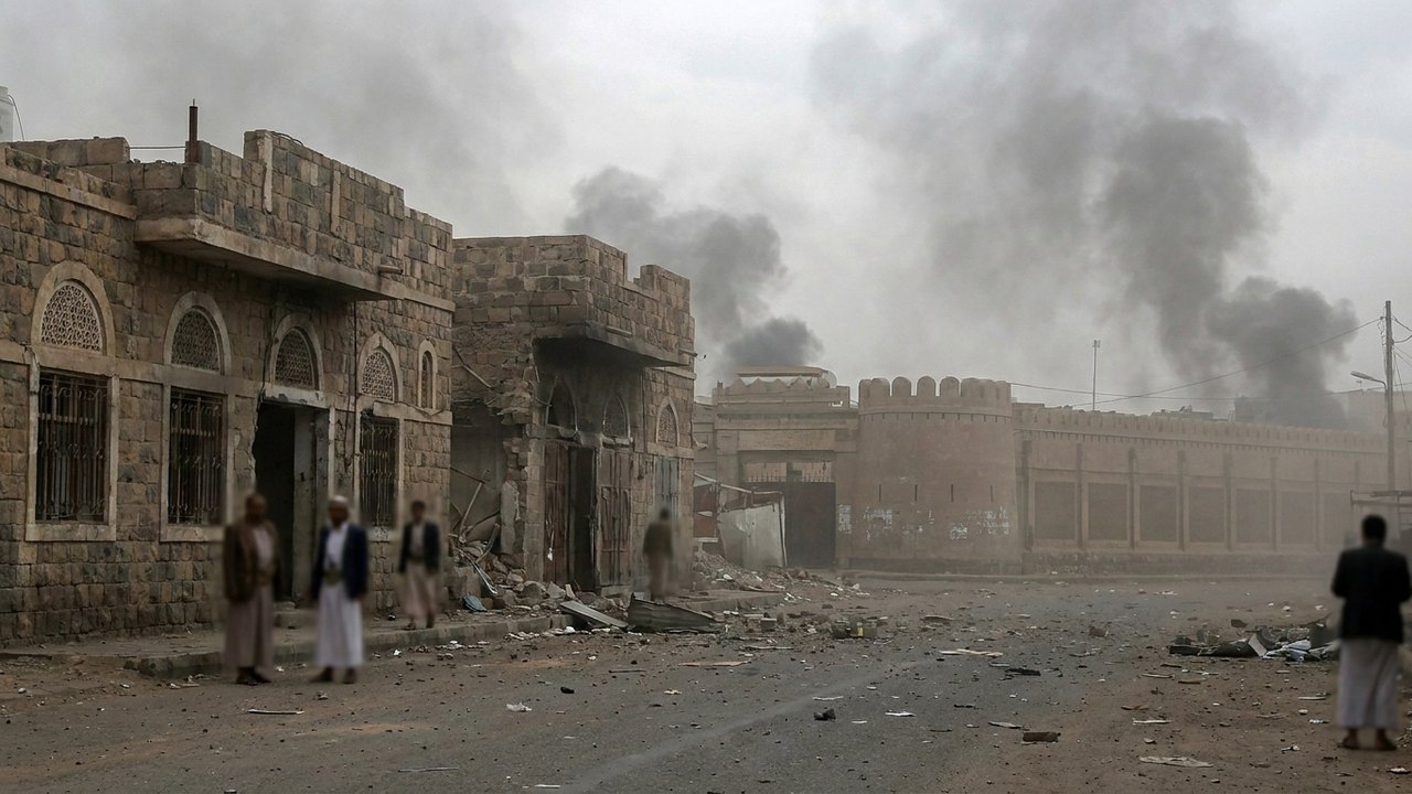 Houthis bombardeiam área de palácio presidencial no Iêmen e causam mortes