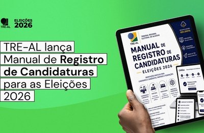 TRE-AL lança Manual de Registro de Candidaturas para as Eleições 2026