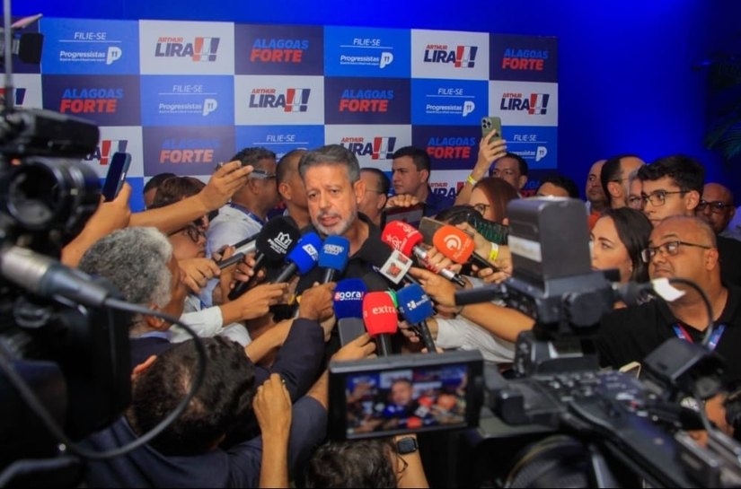 1º colocado nas pesquisas para o Senado, Arthur Lira lidera grande mobilização para convenção da União Progressista
