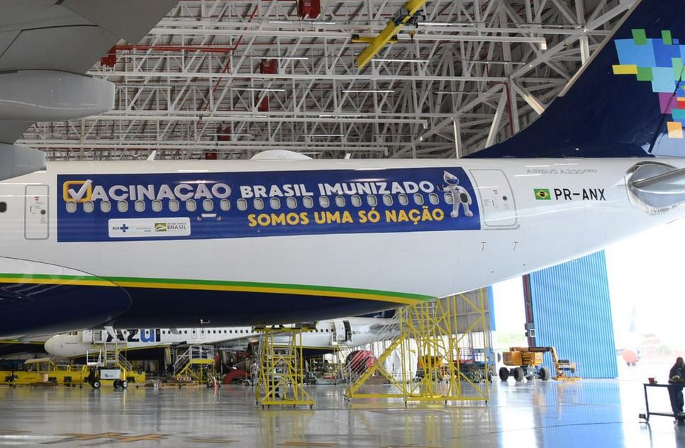 aviao_azul_vacina_india.jpeg / Foto: Agência Brasil