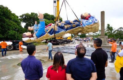 Com réplica gigantesca de Nossa Senhora do Pilar e Via Sacra de Cristo, complexo religioso deve fomentar o turismo na cidade  Compartilhe:FacebookTwitter