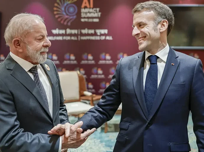 Lula e Macron tratam de defesa, ciência e tecnologia e comércio