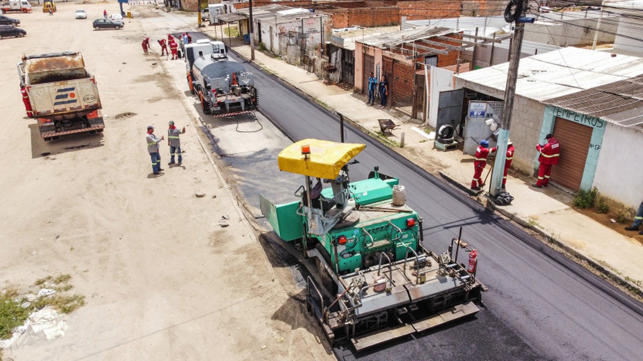 Prefeitura de Maceió leva pavimentação asfáltica ao Benedito Bentes