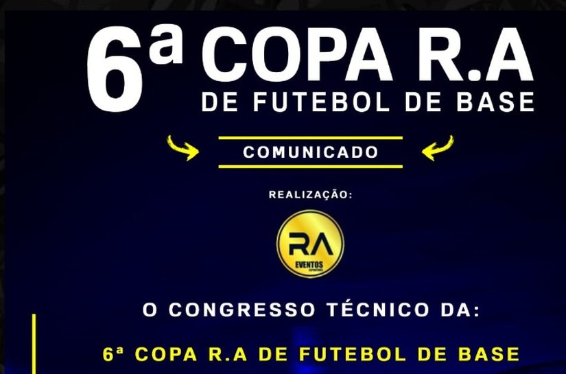 Palmeira dos Índios sediará a VI Copa RA de Futebol de Base