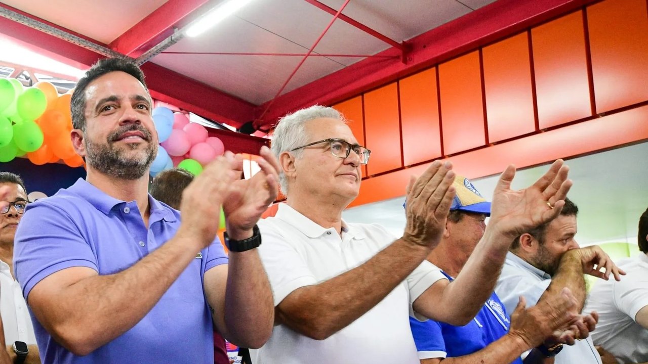 Ao criticar Lira em Rio Largo, ápice do discurso de Calheiros foi quando citou 'lavagem de dinheiro nas Prefeituras'