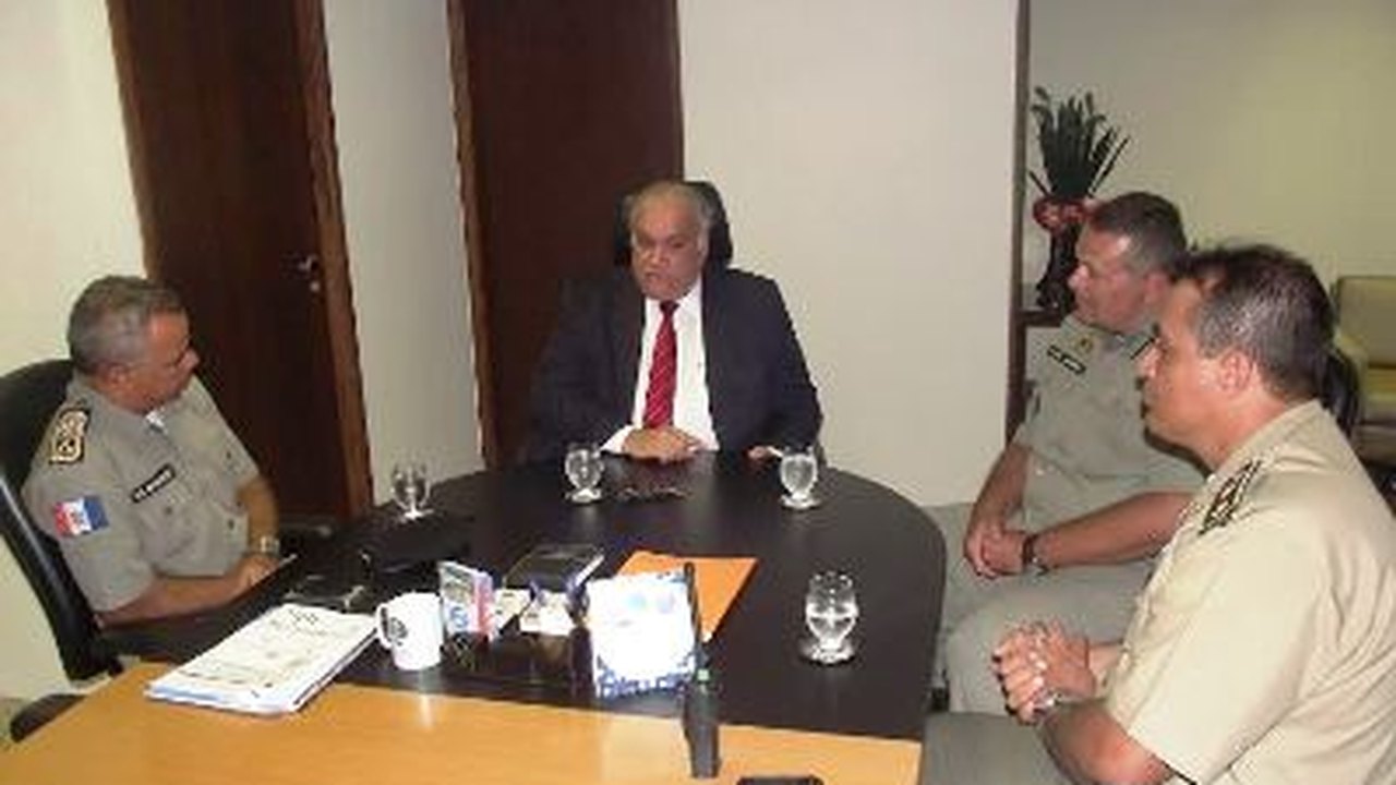 Comandante-geral da PM realiza visita de cortesia ao presidente do Tribunal de Justiça de AL