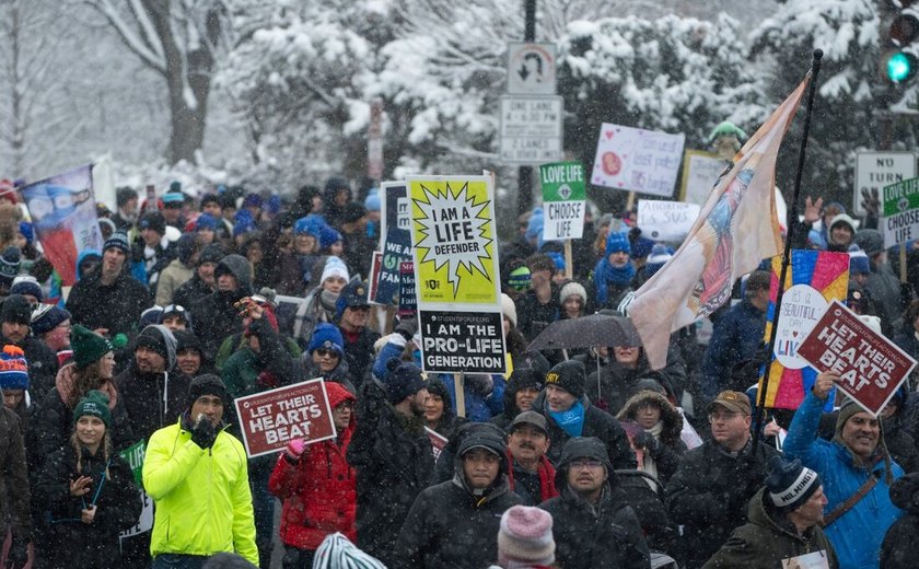 Milhares de ativistas se manifestam em Washington contra o aborto 