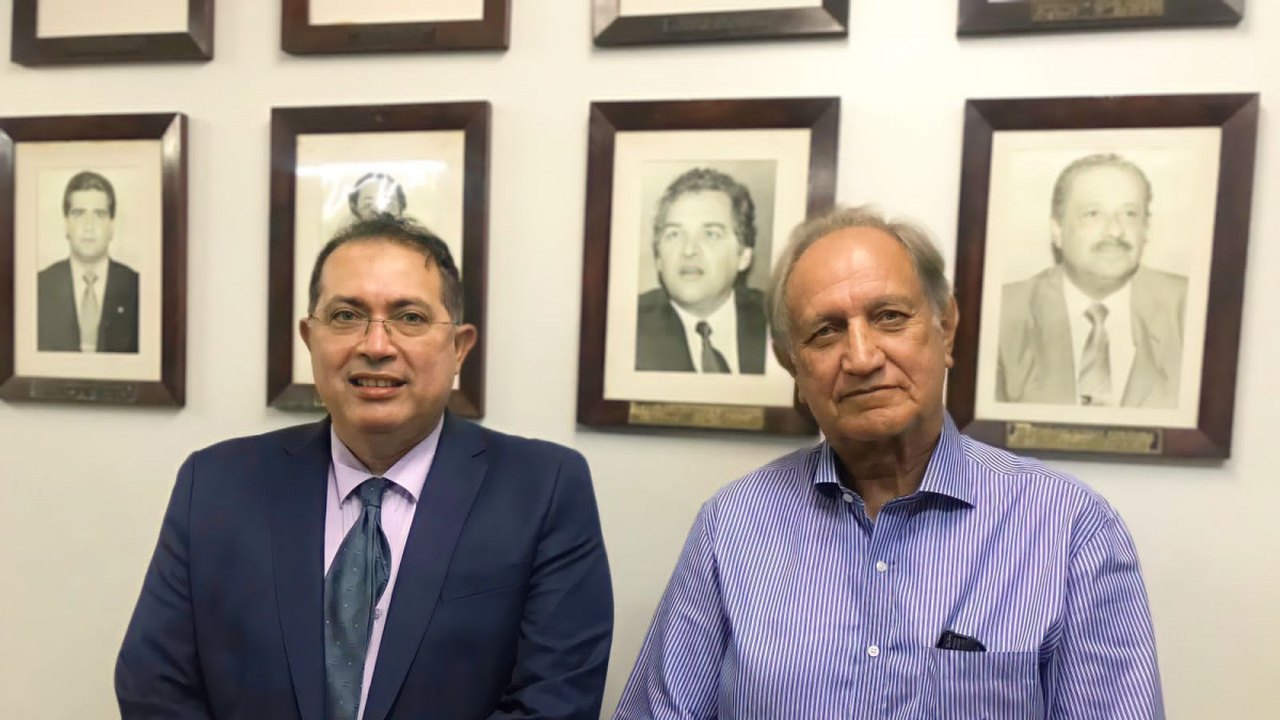 Ex-governador de Alagoas, Manoel Gomes de Barros, faz visita de cortesia ao diretor-presidente do Ipaseal Saúde