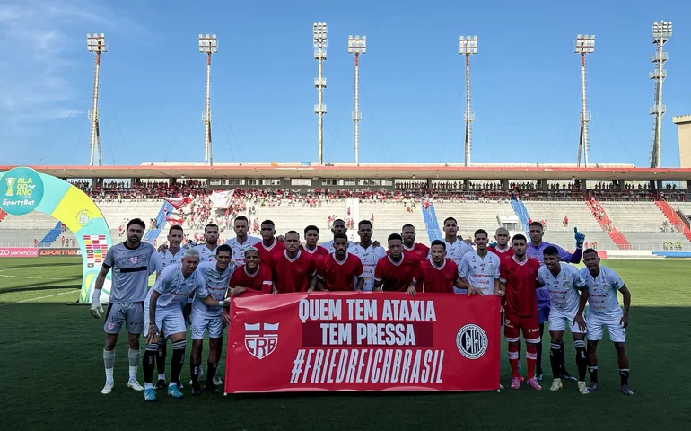 CRB e ASA se unem em gesto de apoio à esposa de Júnior Viçosa antes do clássico