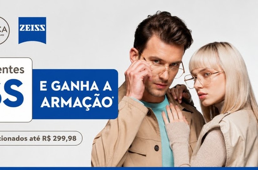 ZEISS e Óticas Chilli Beans se unem em promoção que dá armação na compra de lentes