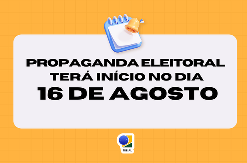 Propaganda Eleitoral terá início no dia 16 de agosto