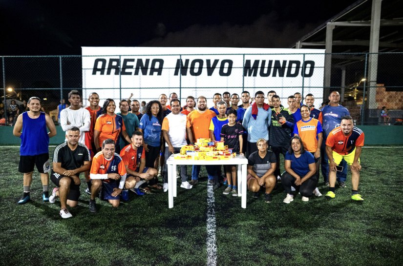 Defesa Civil de Maceió participa de amistoso beneficente para projeto social do Novo Mundo