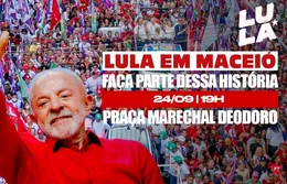 Ato histórico em Maceió com Lula,  Renan Filho, Renan Calheiros e Dr. Wanderley reúne 60 mil pessoas na Praça Deodoro