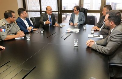 Presidente do TJ realiza primeira reunião com a Segurança Pública 