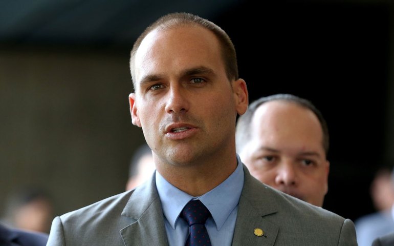Após falar em ‘ruptura’, Eduardo Bolsonaro é denunciado ao Conselho de Ética