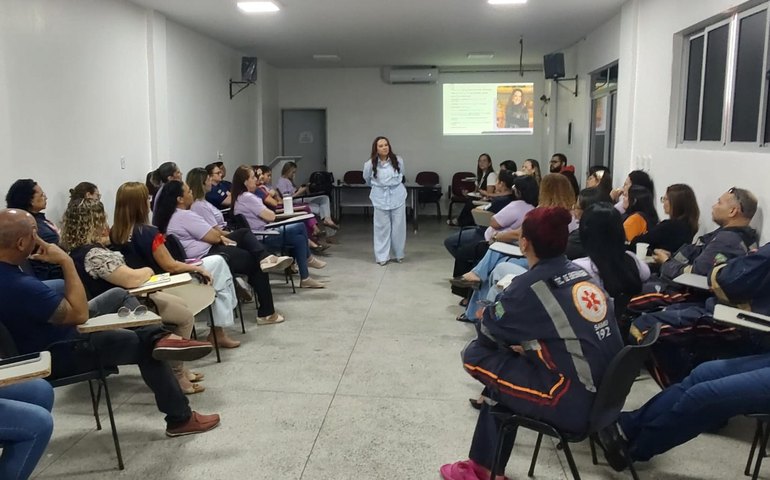 Samu promove roda de conversa sobre enfrentamento à violência contra a mulher