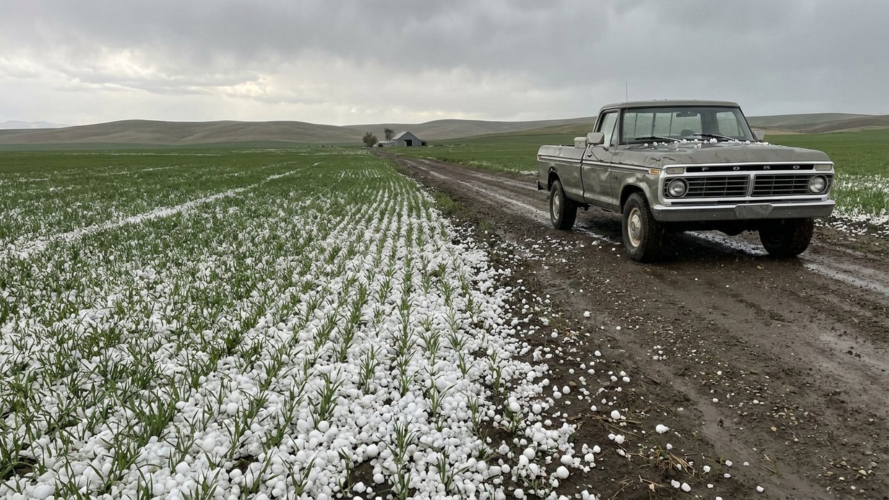 Surpresa gelada nos EUA: granizo atinge Idaho em pleno fim de junho