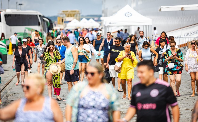 Maceió Recebe Segundo Cruzeiro da Temporada 2023/2024 com Mais de 5 Mil Passageiros