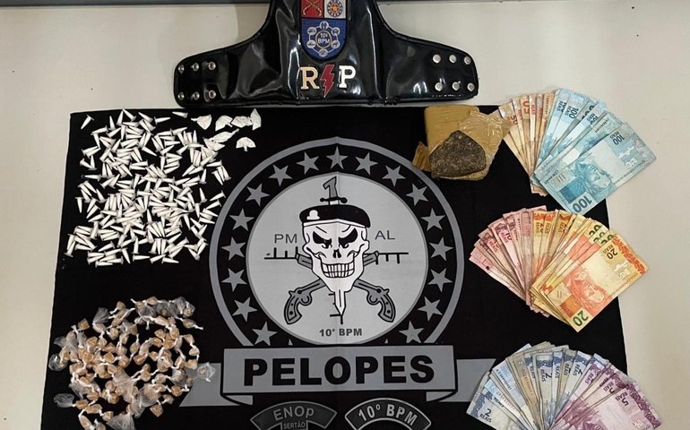 Polícia Militar apreende três armas de fogo e quase 4 kg de drogas em ações na capital e interior