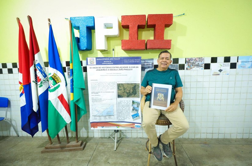 Secretário escolar resgata 60 anos de história de escola estadual na Chã da Jaqueira