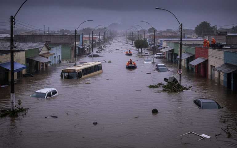 Semana começa com risco de chuva extrema em várias partes do Brasil: 'Grande perigo'