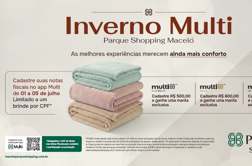 Campanha de Inverno do Parque Shopping presenteia clientes do programa de relacionamento Multi