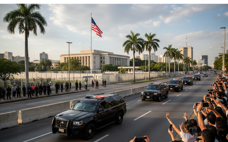 Diplomatas dos EUA chegam a Caracas