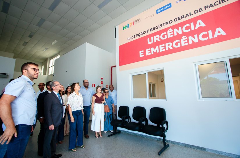 Governador em exercício visita Hospital Regional de Palmeira dos Índios