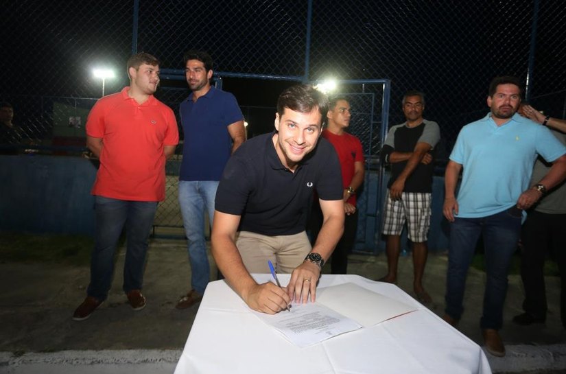 Prefeitura fará a manutenção na quadra poliesportiva da Ilha de Santa Rita