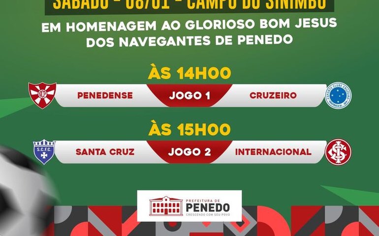 Copa de Futebol Master traz alagoano campeão mundial de clubes para Penedo