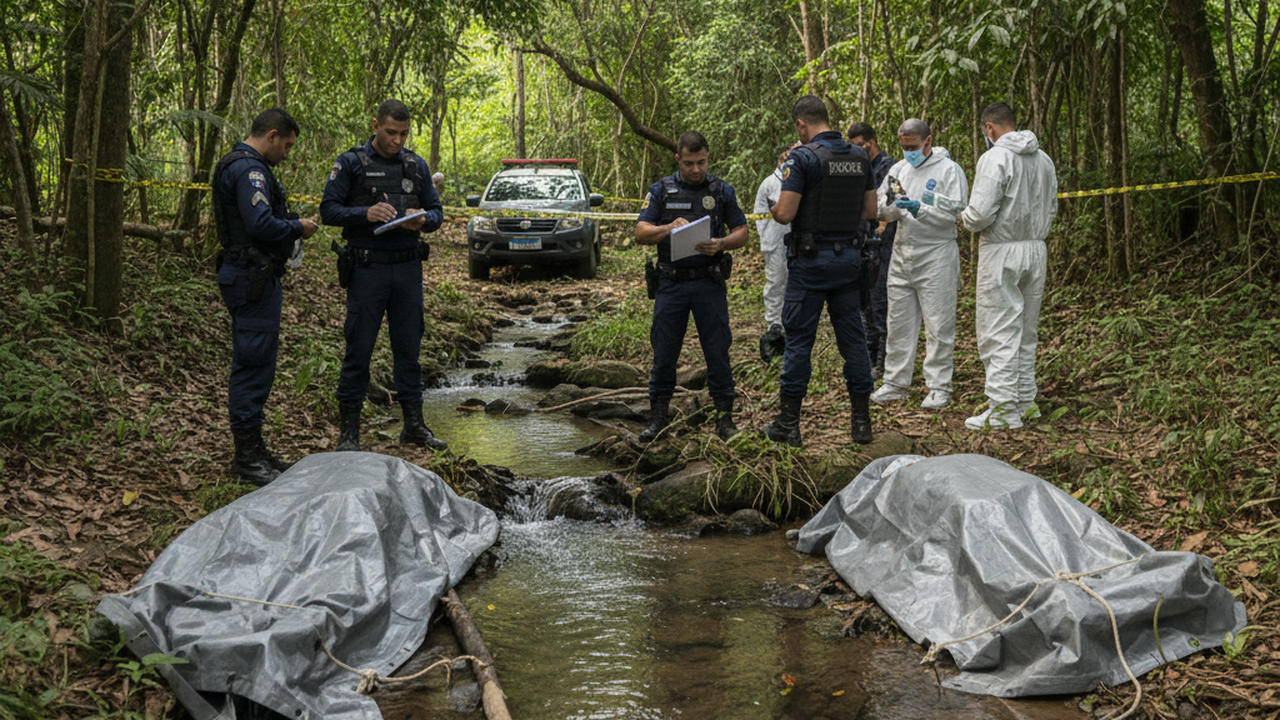 Polícia Civil investiga descoberta de dois corpos em córrego de Palmeira dos Índios