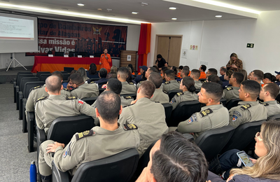 Corpo de Bombeiros promove capacitação interinstitucional sobre abordagem a tentativas de suicídio