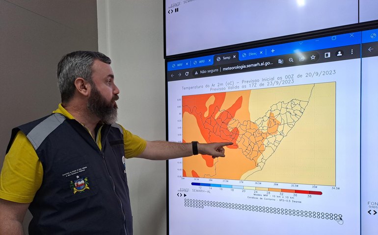 Secretaria do Meio Ambiente diz que onda de calor será mais leve em Alagoas