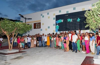Educação de Belo Monte tem dia especial com inauguração da reforma da Escola Aprígio Machado Feitosa 