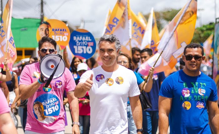 Rafael Brito em campanha