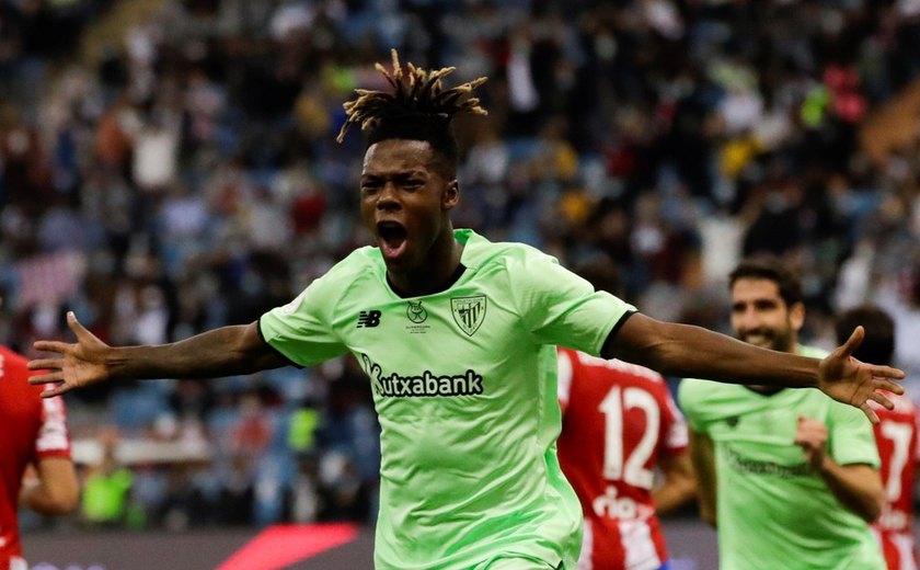 Athletic Bilbao busca virada contra Atlético de Madrid e vai à final da Supercopa