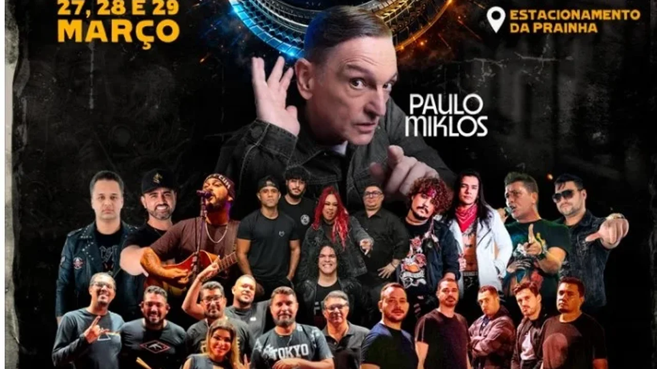 Ex-Titãs Paulo Miklos é atração do 14º Penedo Moto Fest