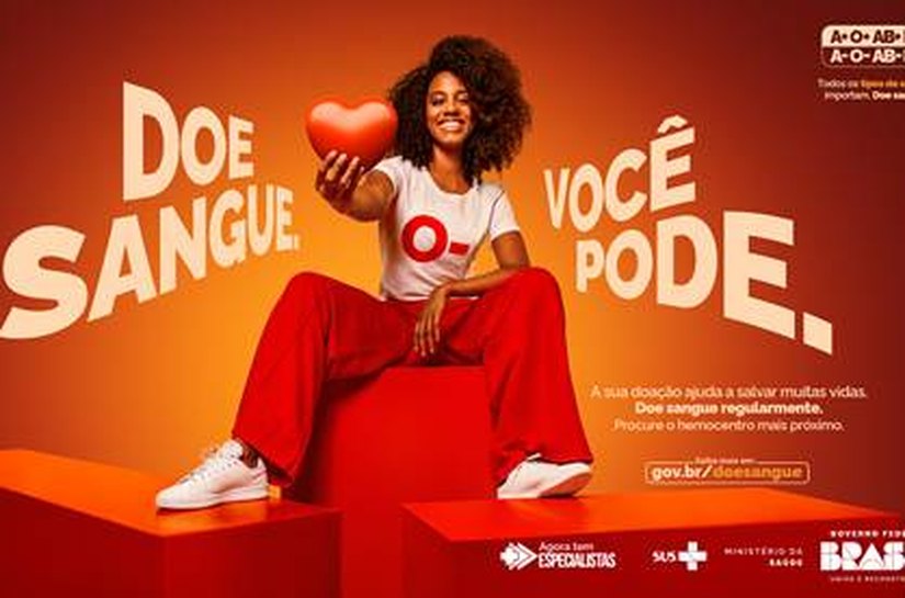 Nova Campanha do Ministério da Saúde inspira, motiva e incentiva a doação de sangue regular