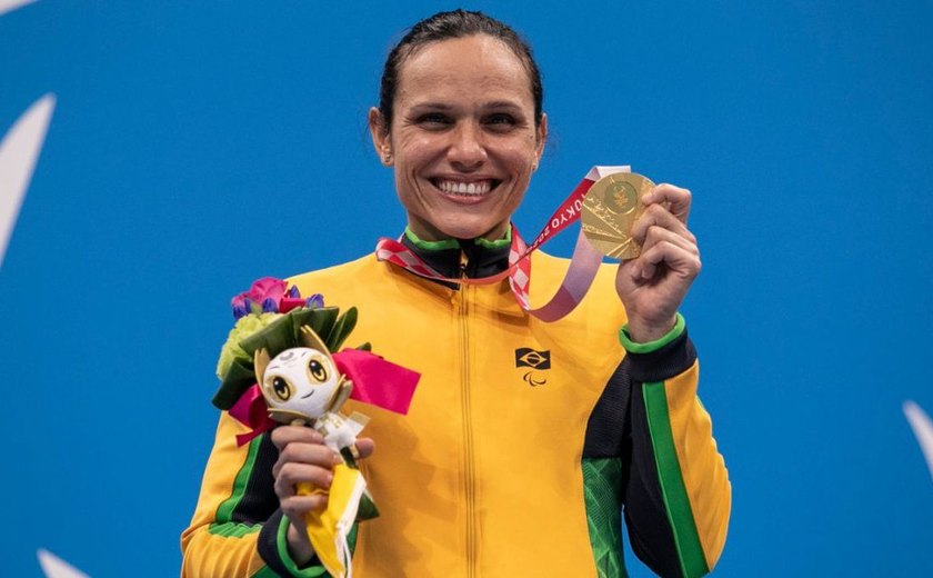 Brasil fatura mais três medalhas na natação na Paralimpíada de Tóquio